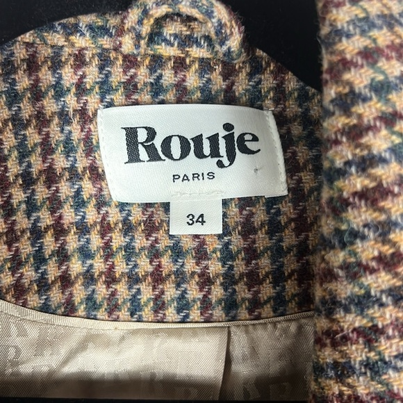 (SOLD) Rouje Jacques Jacket in Pied De Poule Moutarde - Picture 8 of 11